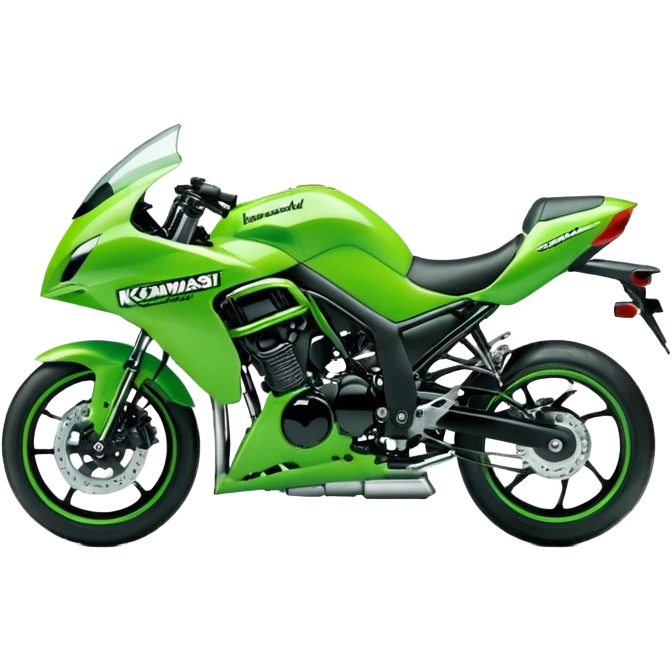 I need a kawasaki bike brand logo as a emoji emoji