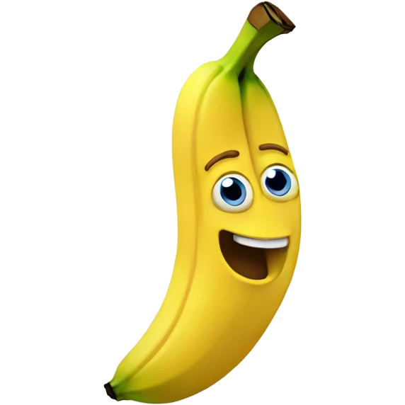 Talking banana emoji