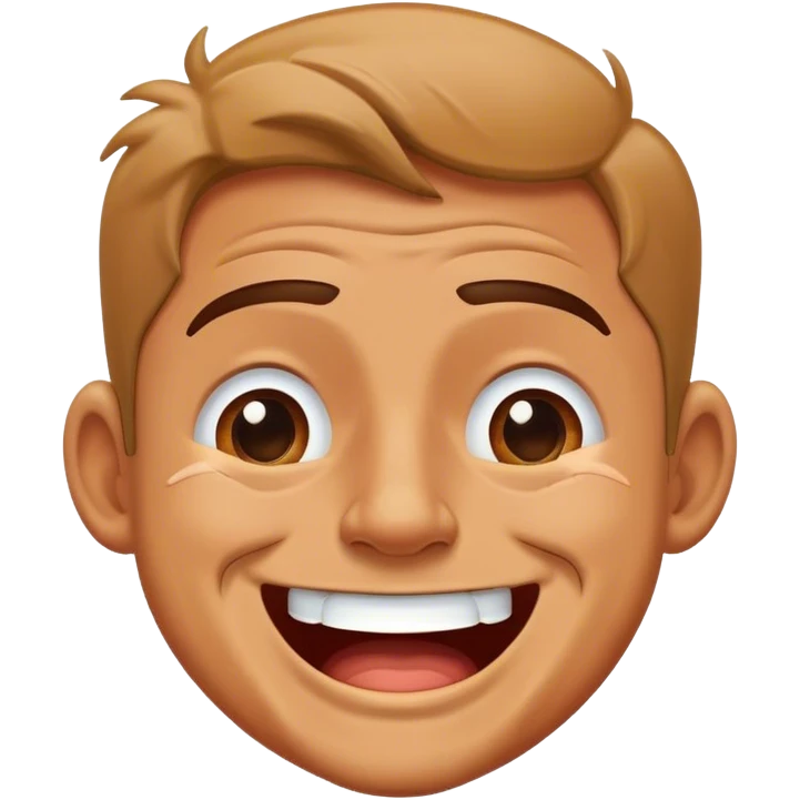 laughing and crying man emoji