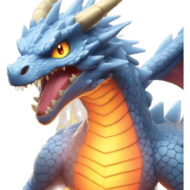 Fire type dragon-Pokémon emoji