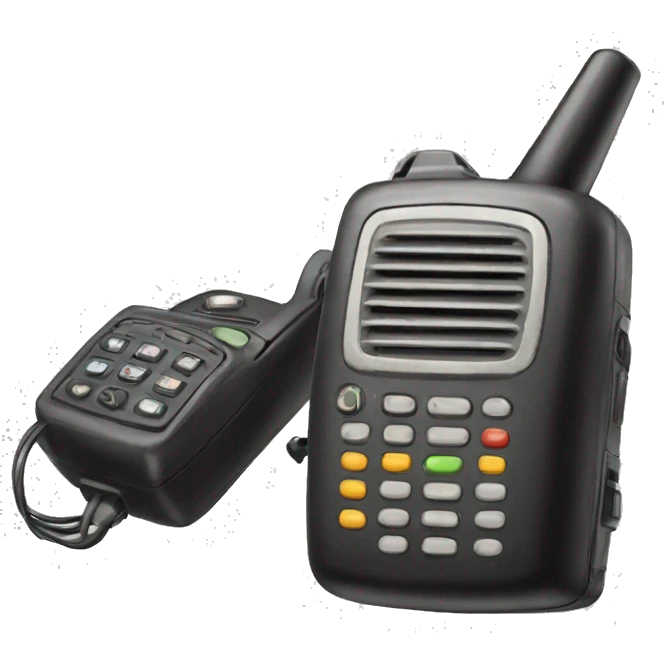 old school walkie talkie emoji