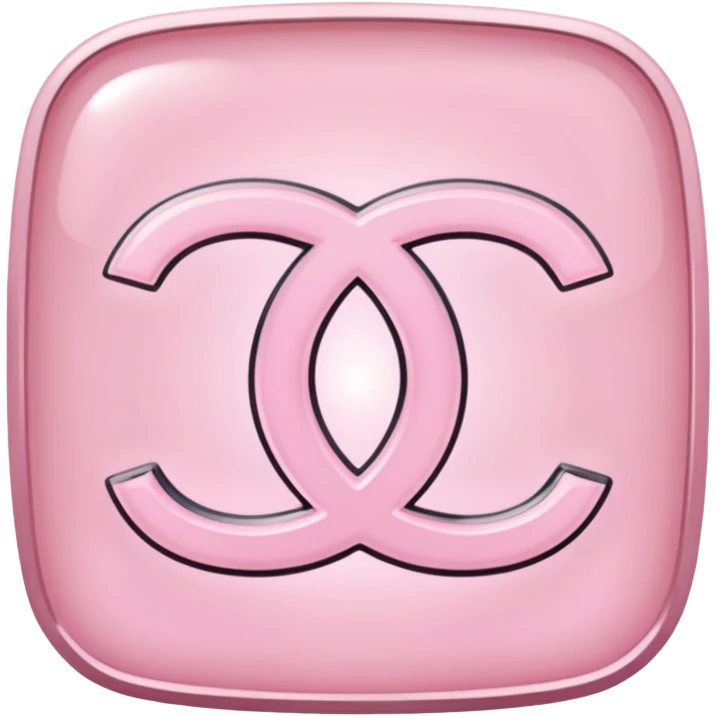 light pink chanel logo emoji