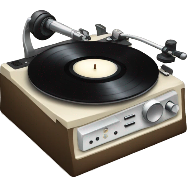 Vinyl-record-player emoji