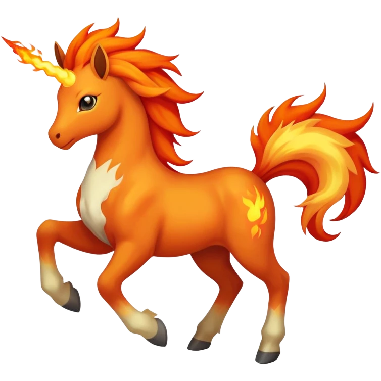 Rapidash Pokemon emoji