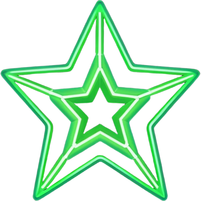green star outline emoji