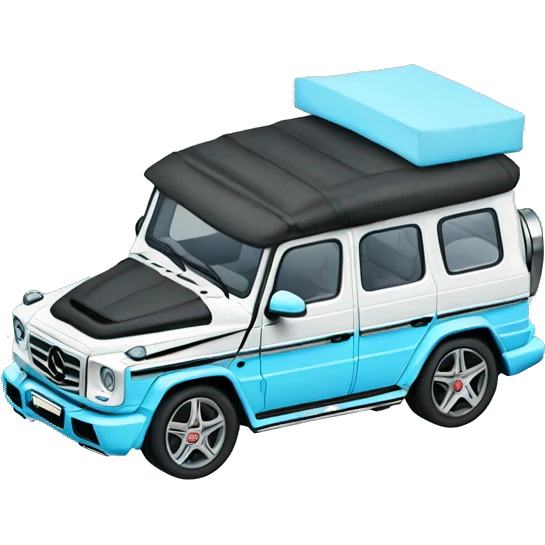 baby blue g wagon  emoji