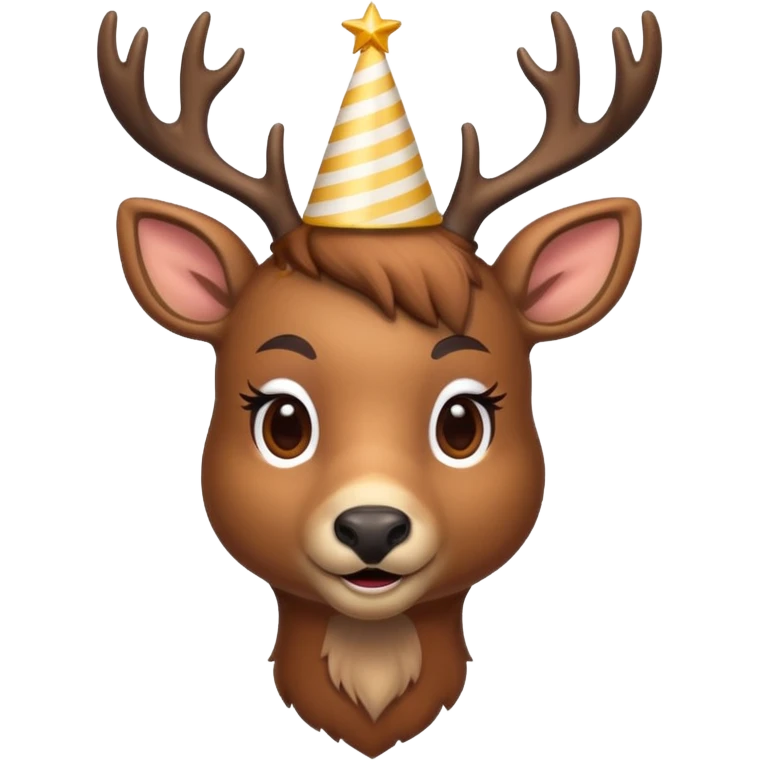 Birthday deer in the Hollywood Hills  emoji