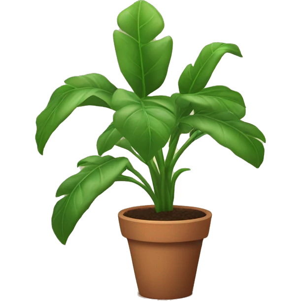 potted plant inside a house emoji