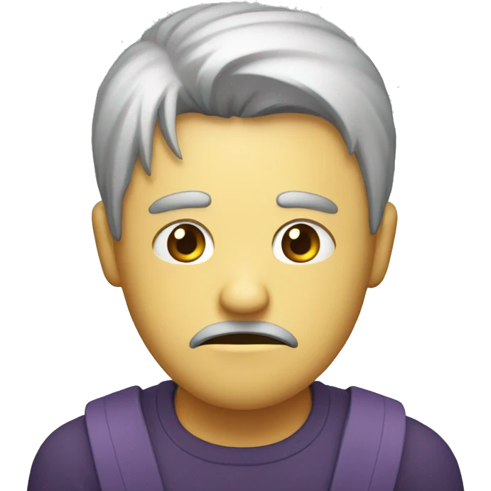 Enmascarado triste con una lagrima emoji