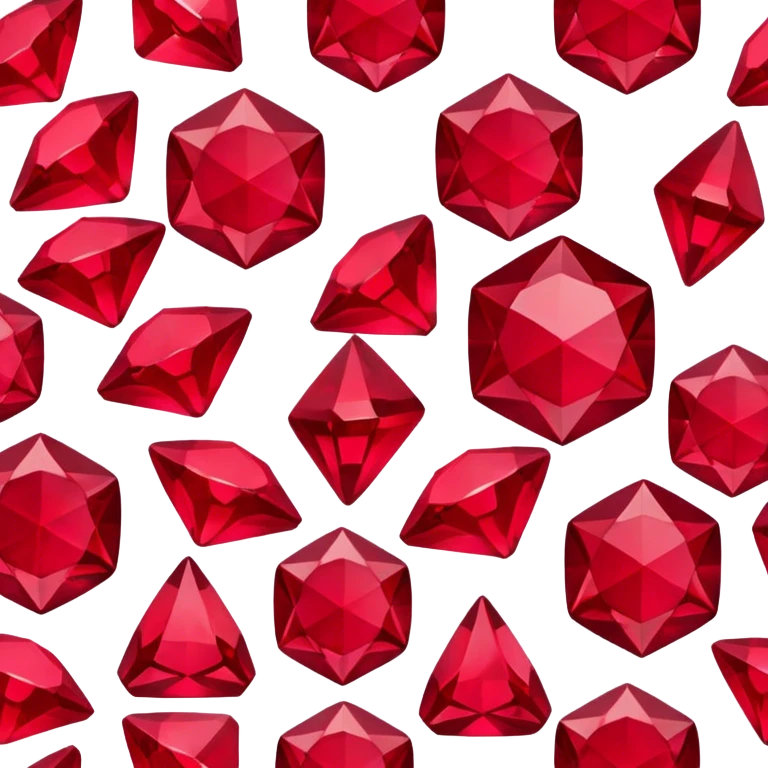 6 corner ruby emoji