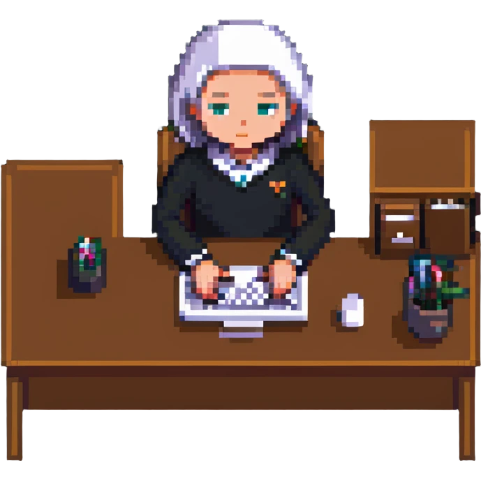 working person at a desk emoji