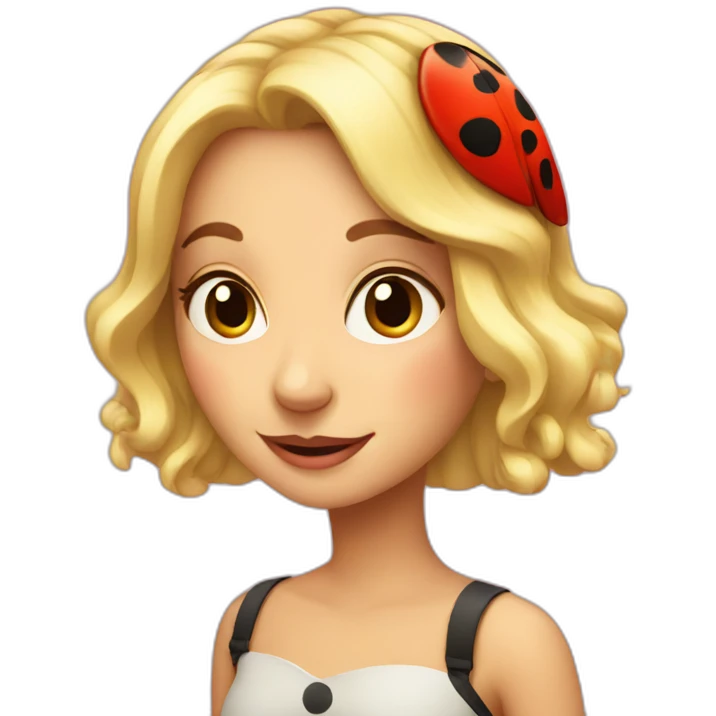 Lady bug emoji