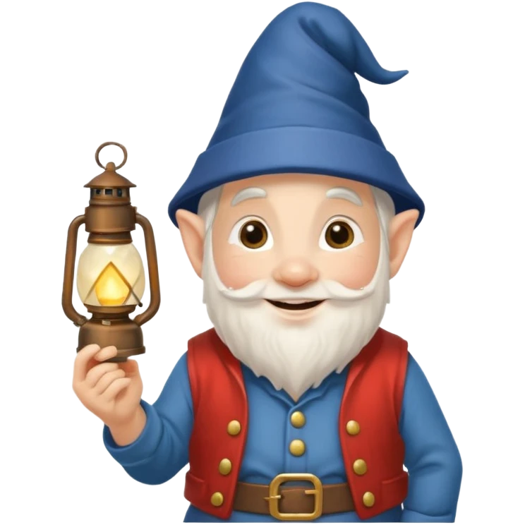 gnome with lanthern emoji