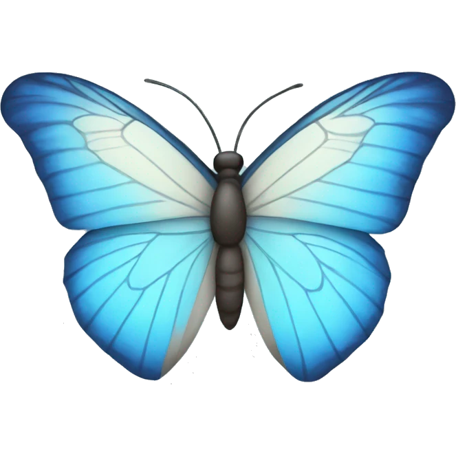 Blue butterfly  emoji
