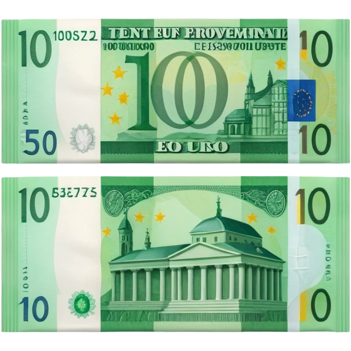 banconote euro 10 emoji