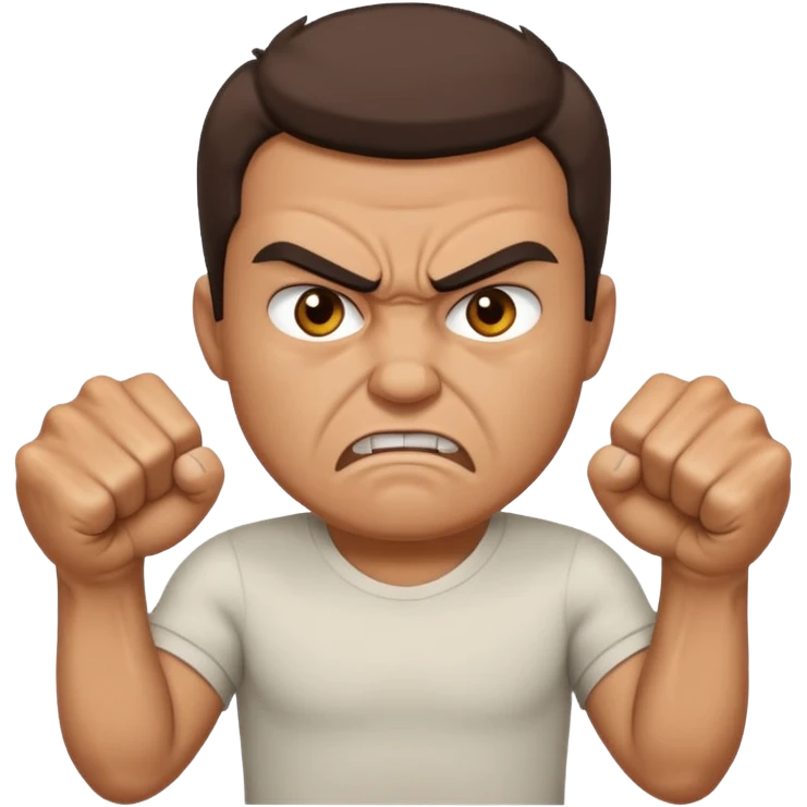 Angry man  emoji
