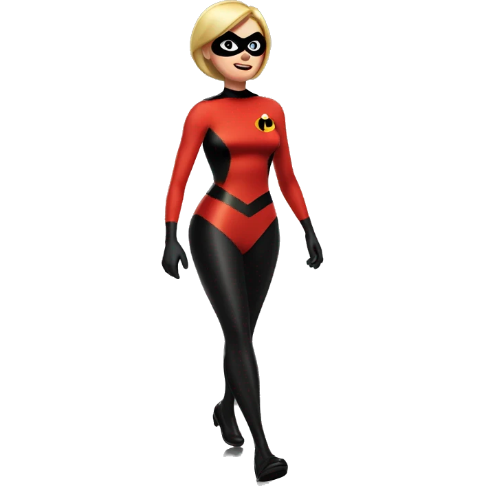 Mrs incredible walking away emoji