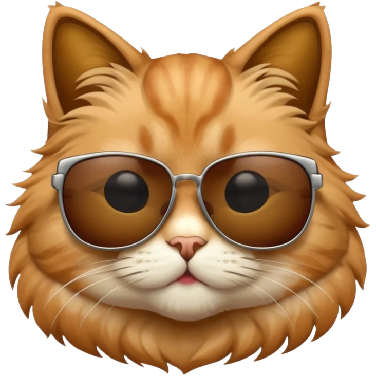Cat wearing sunglasses emoji