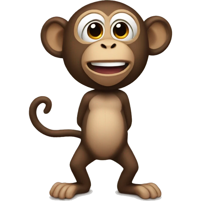 monkey with big butt emoji