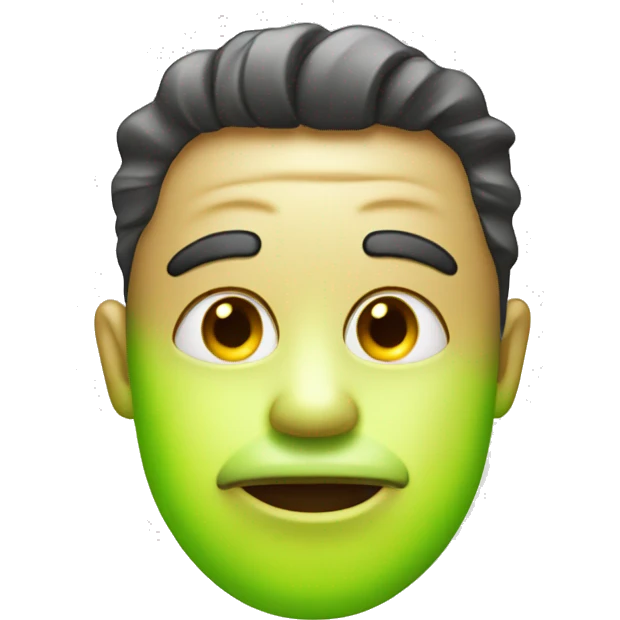 A highlighter with a smelly face  emoji