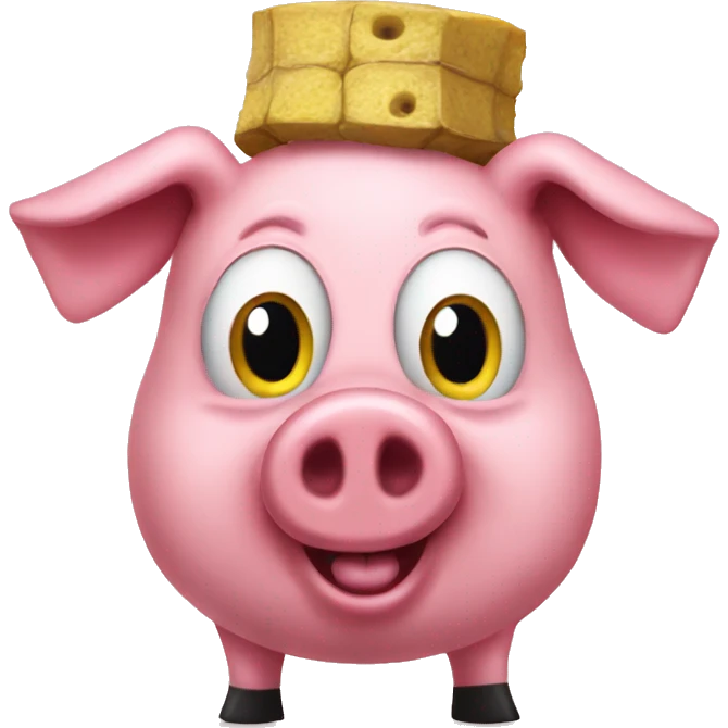 SpongeBob dressed as a pig emoji