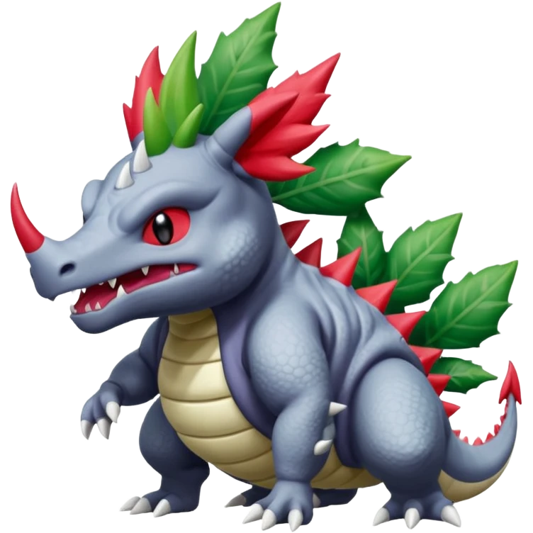 Ugly Fey Toony Rhydon-Shaymin-dragon emoji