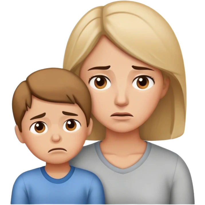 mom gets tired about answer kid question emoji