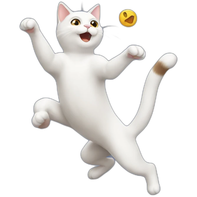 cat jump emoji