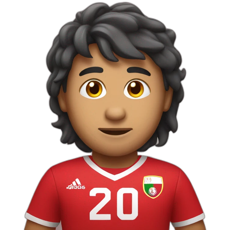 peruvian soccer fan emoji
