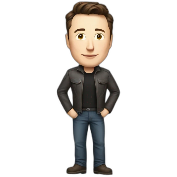 Elon musk standing emoji