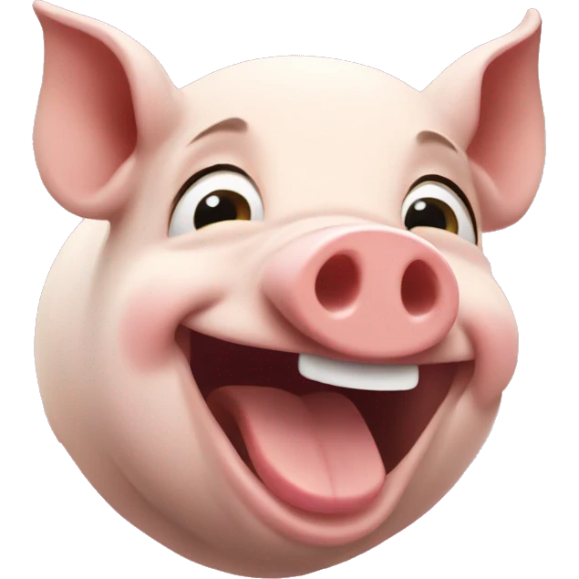 Ukraine pig laughing   emoji