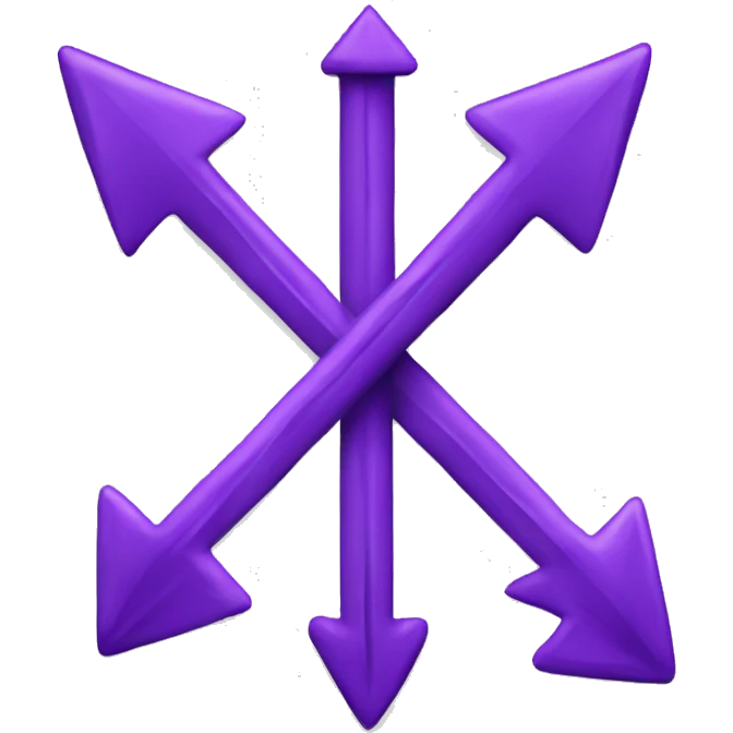 purple arrow key emoji