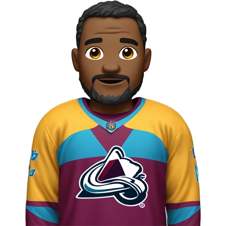 Stitch wearing an avalanche jersey  emoji