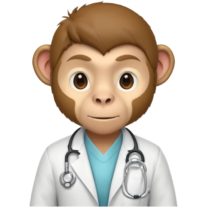 doctor monkey emoji