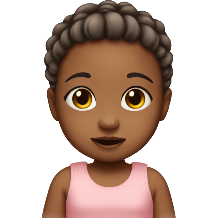 Baby girl emoji
