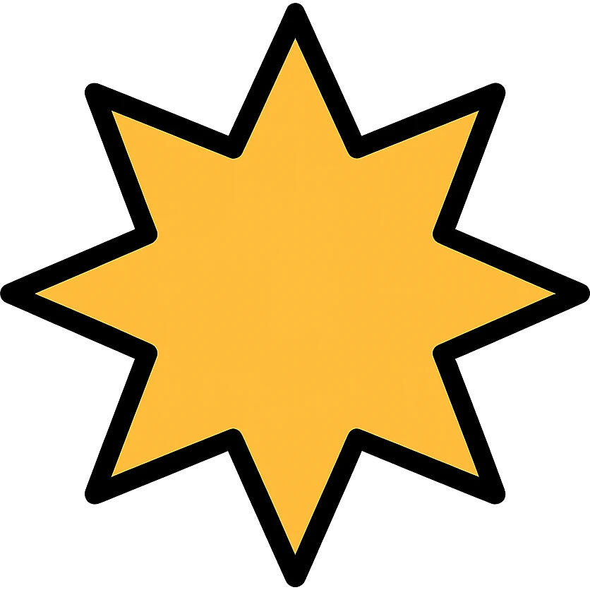 gothic star emoji