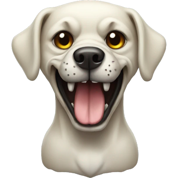 Skull dog  emoji