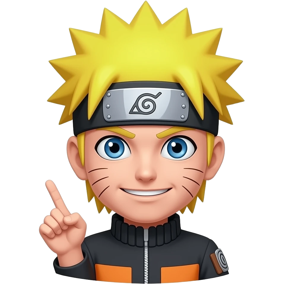 Kuch bate krte huye Naruto emoji