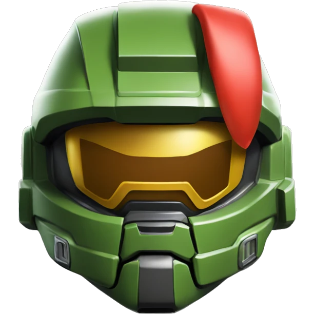 Master Chief with a Christmas Hat emoji