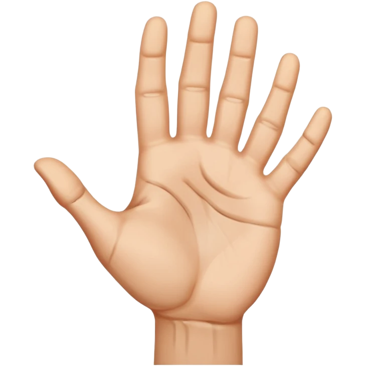 Hii hand emoji