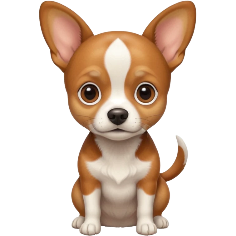 un chien croisé beagle et chihuahua emoji