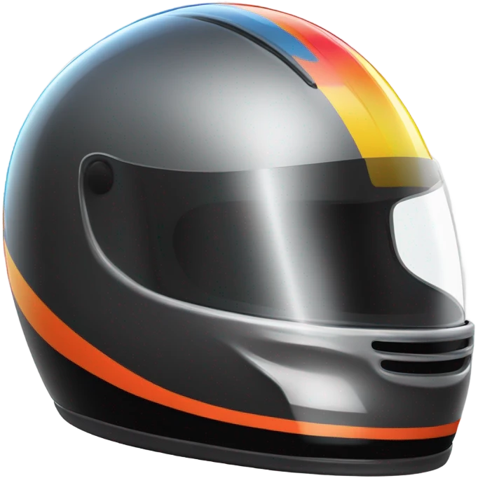 racecar helmet emoji