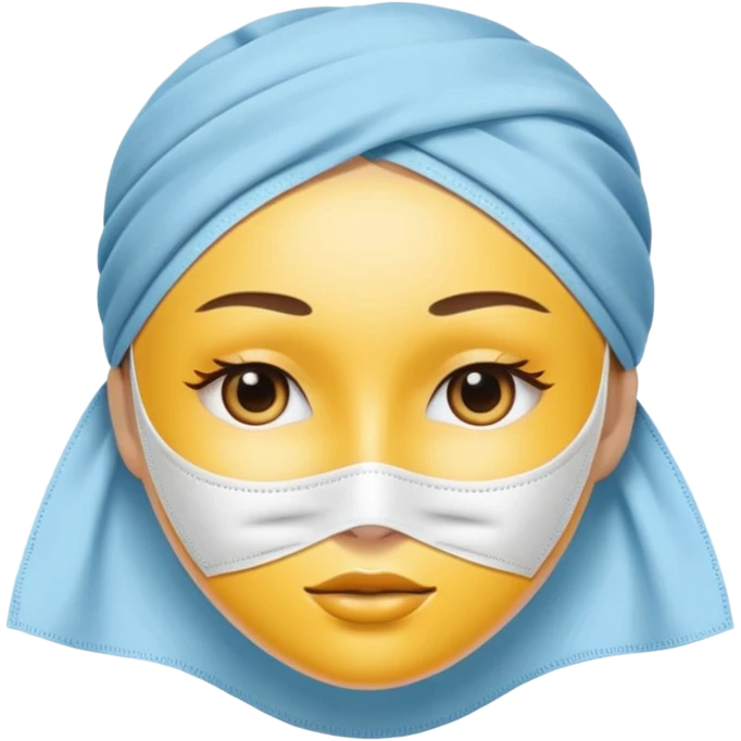 Sheet mask emoji