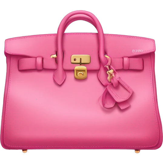 pink birkin bag  emoji