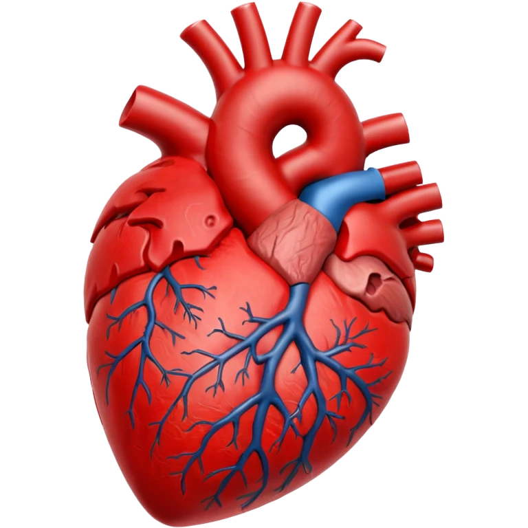 coração humano 3d emoji