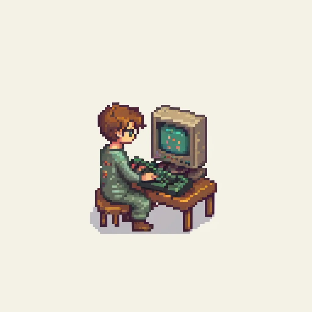 programmer retrocomputer emoji