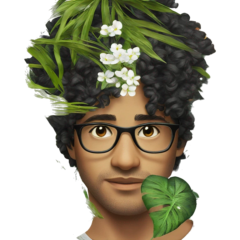 "dark-haired boy with glasses" emoji