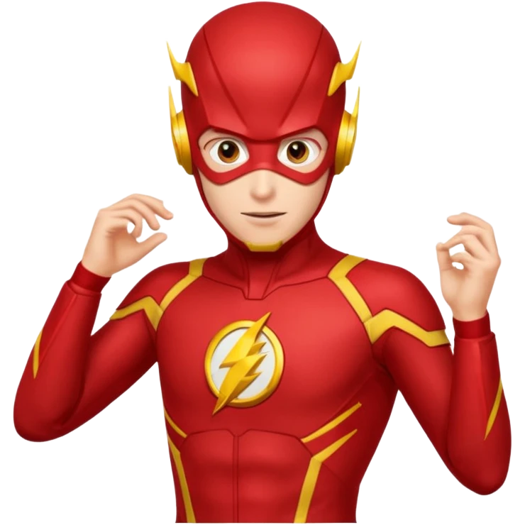 Fait moi Barry Hallein dans flash  emoji