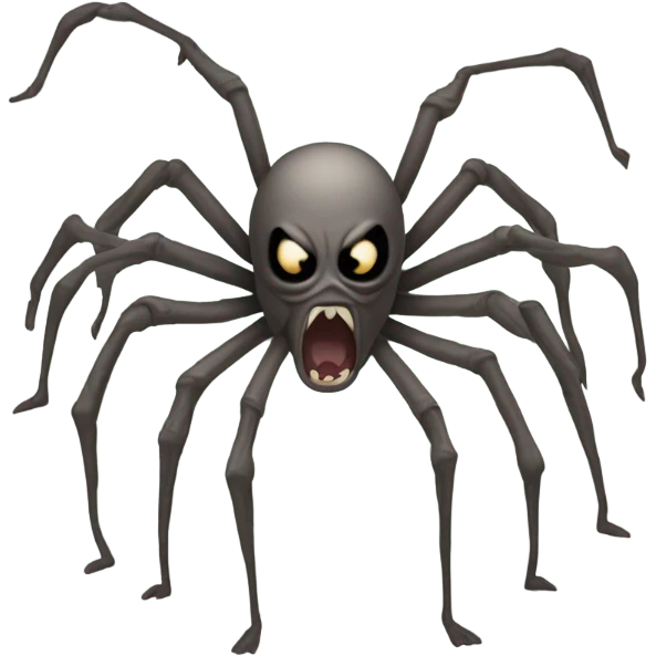 Half man half spider emoji