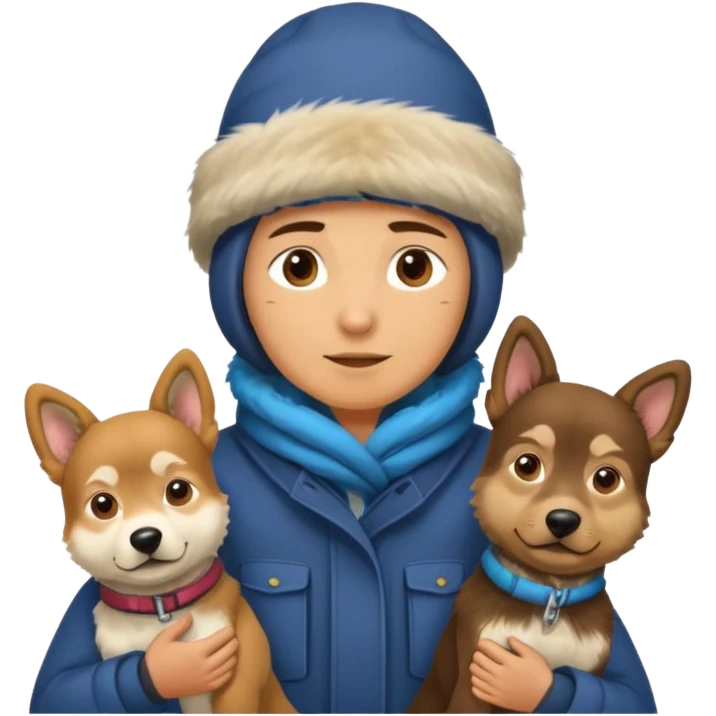 MUSHER WITH DOGS emoji